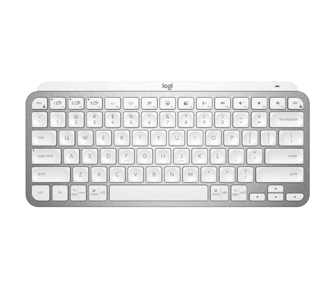 Combo Logitech Teclado MX Keys Mini-Mouse ANYWHERE 3S Pale Grey