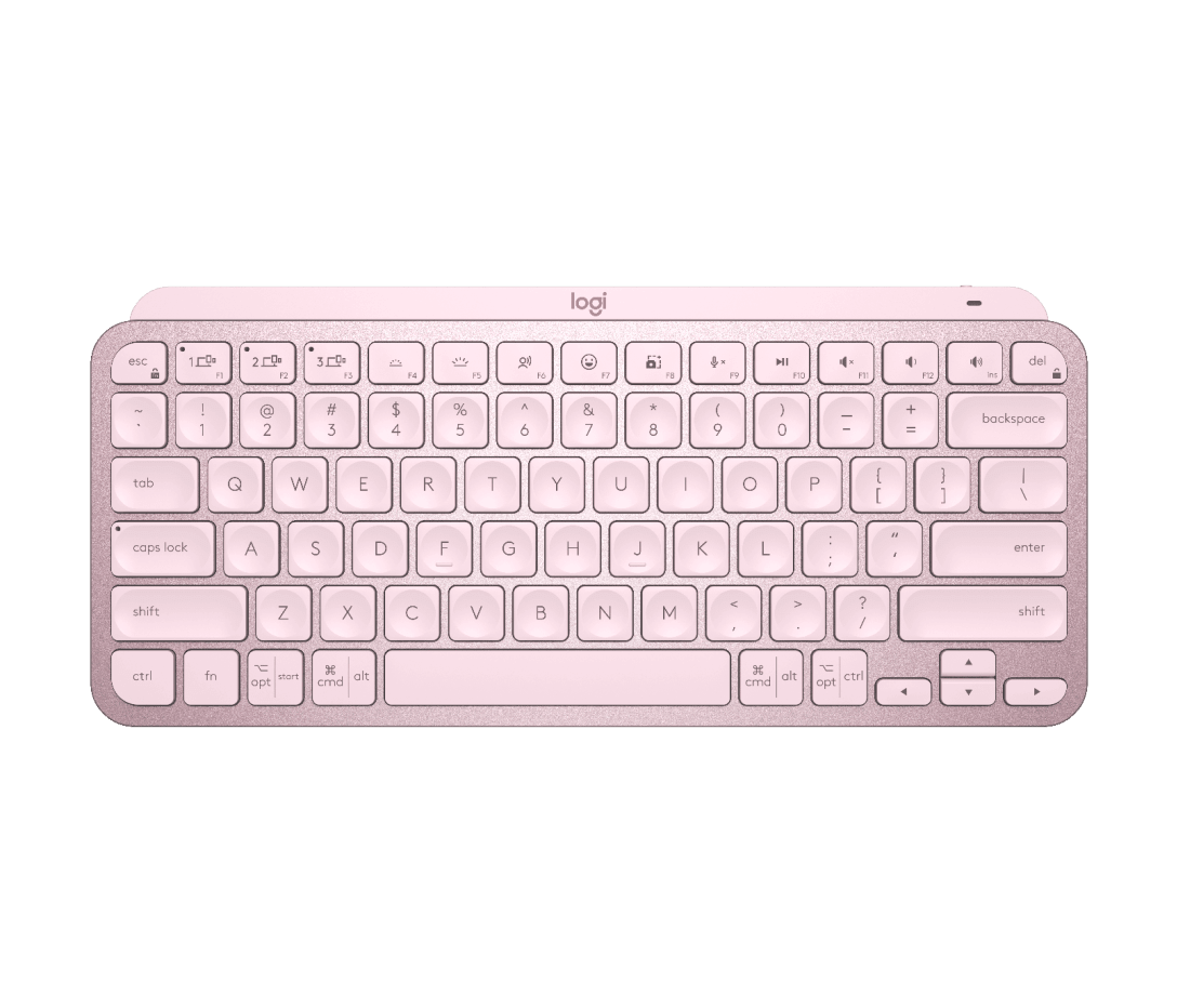 Combo Logitech Teclado MX Keys Mini-Mouse ANYWHERE 3S Rose
