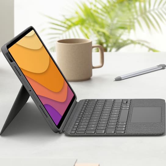 Combo Touch for iPad Air【iK1095GRAr】 Combo Touch Keyboard Case for iPad air | Logitech