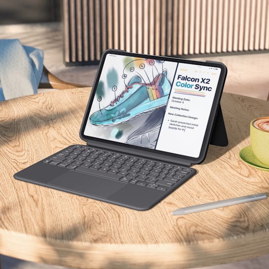 Combo Touchキーボードケース（iPad Pro用） |ロジクール