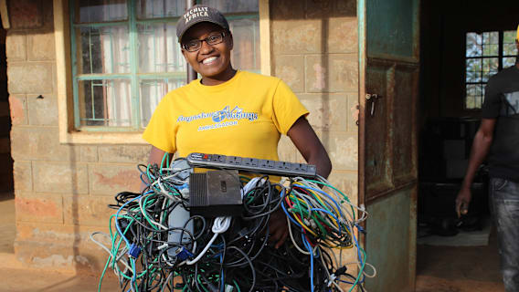 Nelly Cheboi power cords setup