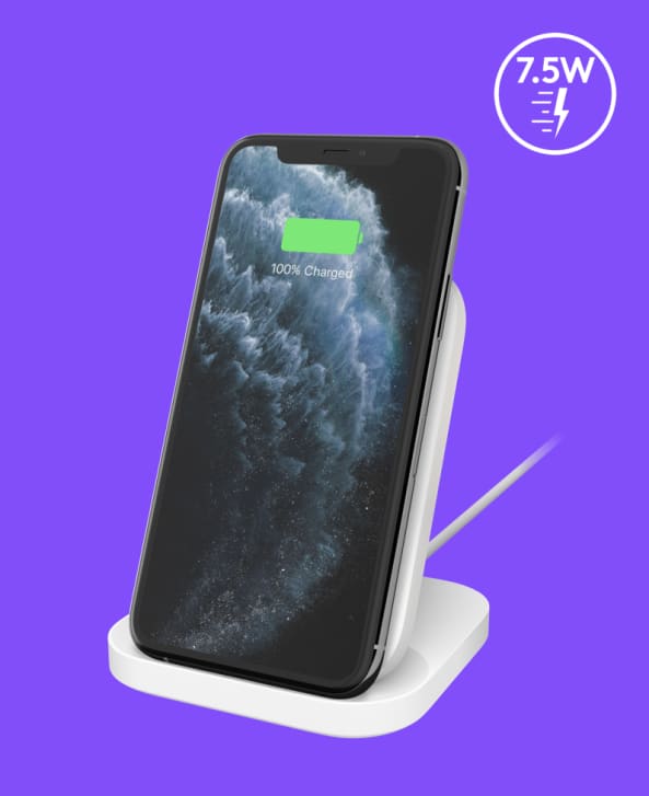 iPhone Charging on Logitech Powered Stand