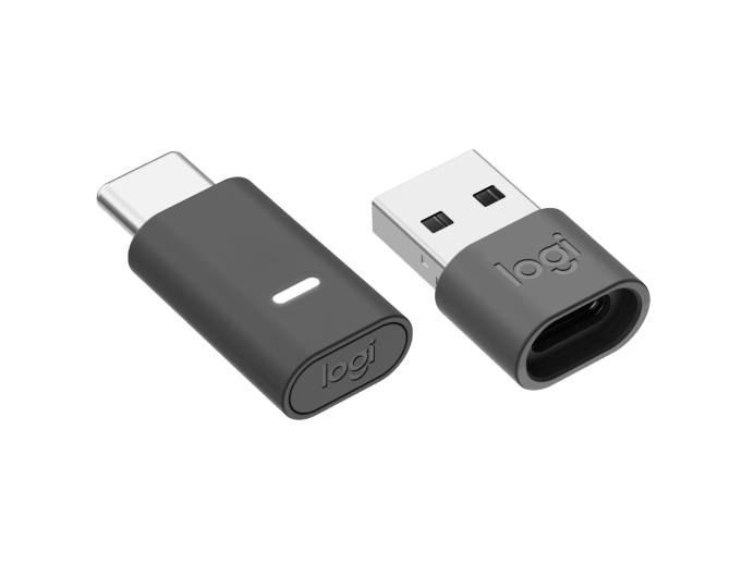Usb-c sprejemnik in usb-a adapter za logitech zone vibe wireless for business