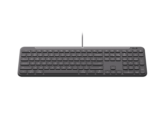 Nizkoprofilna zasnova tipkovnice Logitech K620