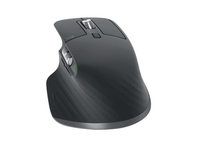 Logitech mx master 3s for business | 8000 dpi darkfield | logi bolt in bluetooth | grafitna brezžična miška 2 Logitech mx master 3s for business grafitna ergonomska miška stranski pogled