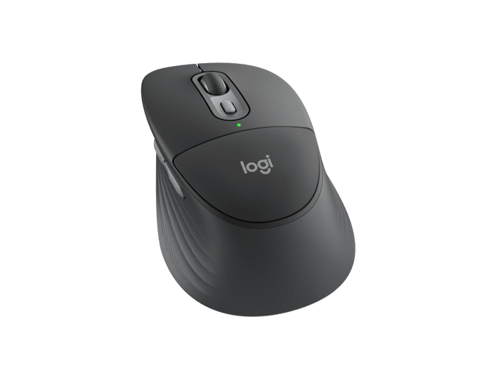 Logitech m850 l for business | bluetooth in logi bolt usb-c | tiha ergonomska miška | grafitna | poslovna miška 3 Logitech m850 l for business grafitna miška s podporo za dlan