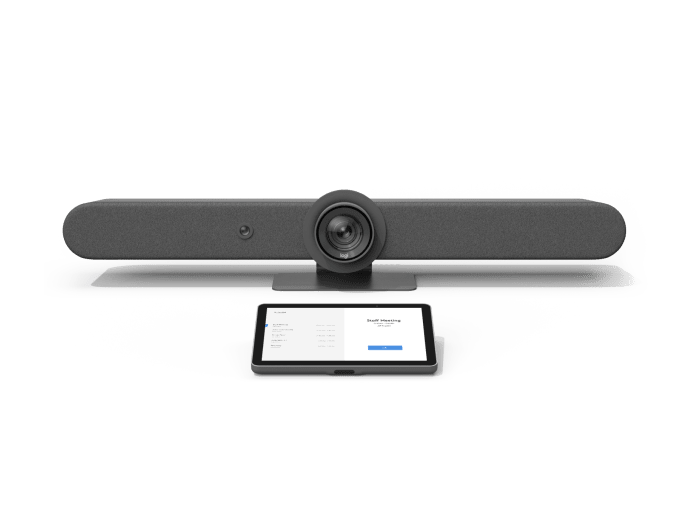 Logitech Rally Bar and Tap IP meeting room solution