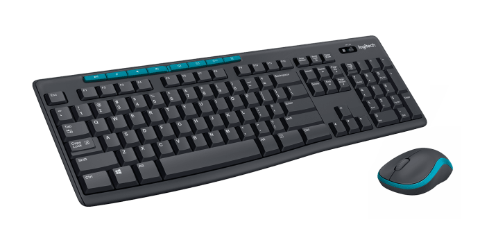 MK270/MK275 Wireless Keyboard and Mouse Combo View 2