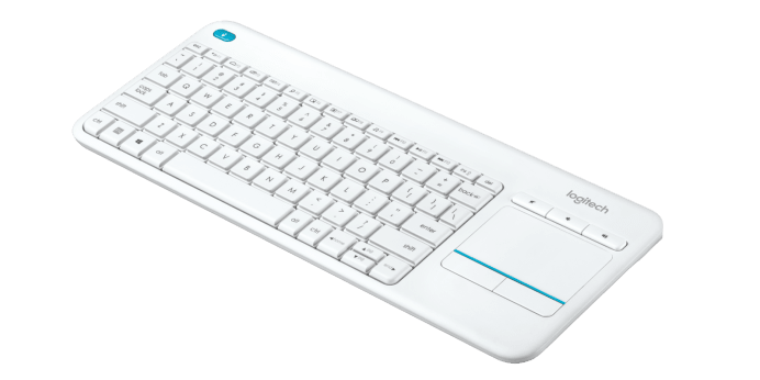 K400 Plus Wireless Touch Keyboard View 3