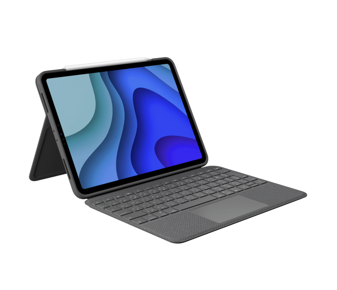 iPad OS16|ほぼPCへ「3つの準備」1:オススメキーボード6選|PCライクに使うキーボードたち③ Logicool Folio Touch Keyboard Case with Trackpad |ロジクール
