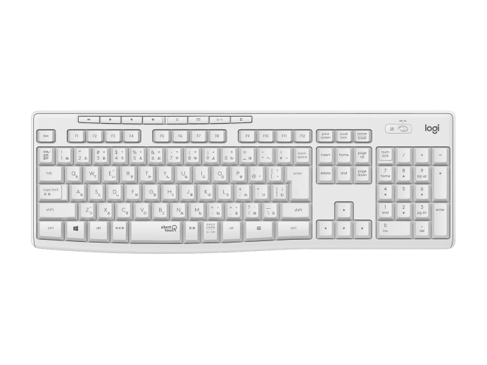 K295 Silent Wireless Keyboard View 1