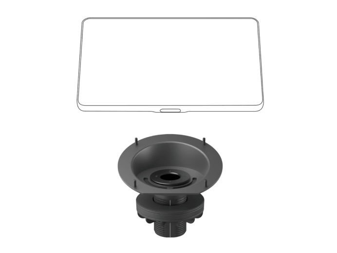 Riser Mount for Logitech Tap Visualizza 3