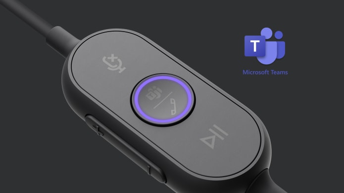 Control integrado Logitech Zone Wired certificado para Microsoft Teams