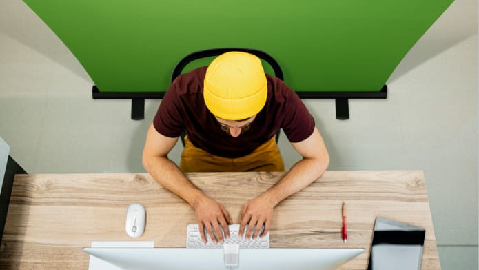 Green screen is made from durable materials