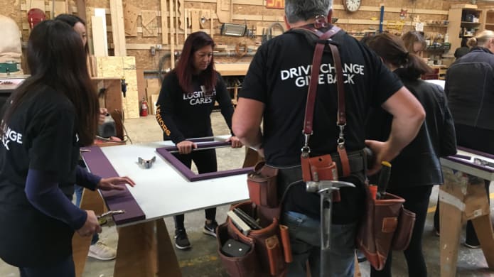 LogiCares on the site to support our local communities