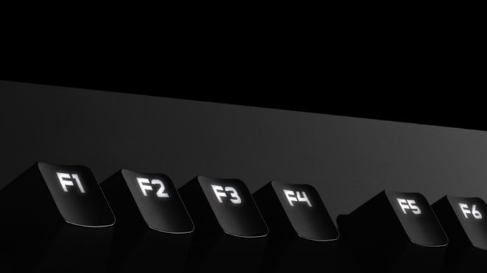 Teclado mecánico con retroiluminación G610 Orion Brown para juegos