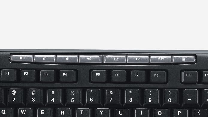 Hình chụp cận cảnh các phím tắt trên bàn phím