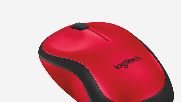 Souris sans fil rouge