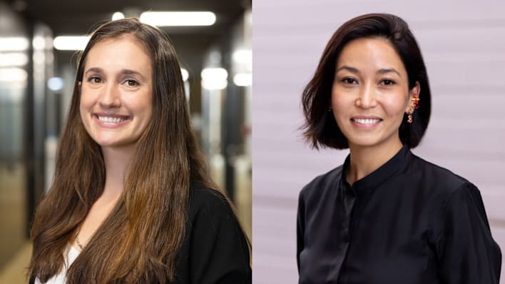 Samantha Anderson and Ainura Sagyn