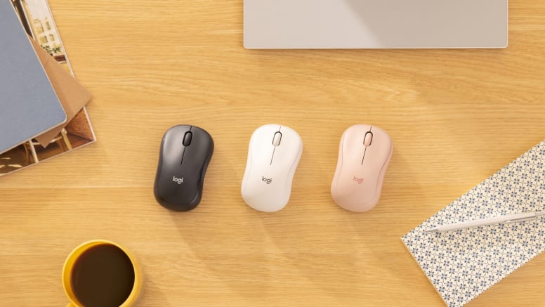 Logitech m240 silent bela črna in roza bluetooth miška