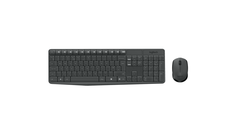 Logitech Comfort Wireless Keyboard and Mouse Combo, Full-Size