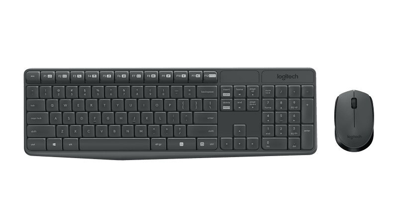 Uhyggelig Pointer utilsigtet hændelse Logitech MK235 Wireless Keyboard and Mouse Combo