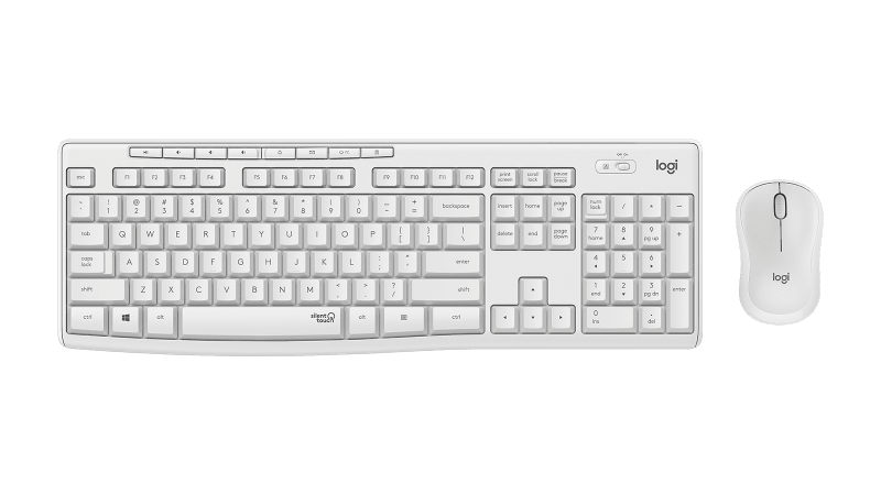 Logitech Pack clavier et souris sans fil Logitech Silent MK295 - prix pas  cher chez iOBURO