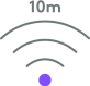 pictogram voor verbinding van 10 m