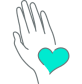 healthy hand icon