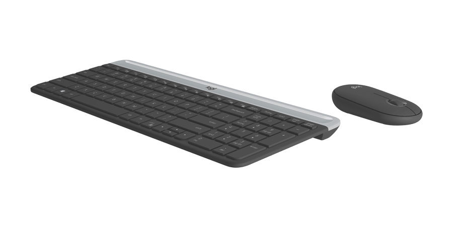 Combinación de teclado y mouse inalámbricos Slim Combo MK470 Grafito Español 2