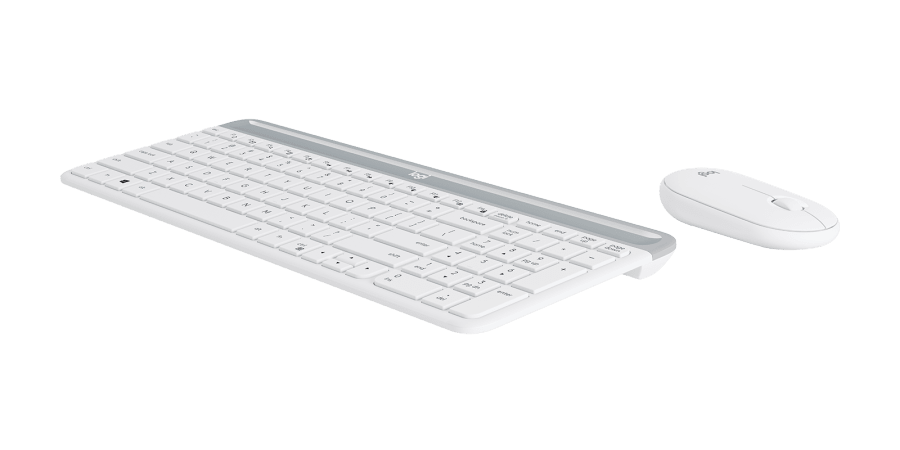 Slim Wireless Keyboard and Mouse Combo MK470 Off-white 2