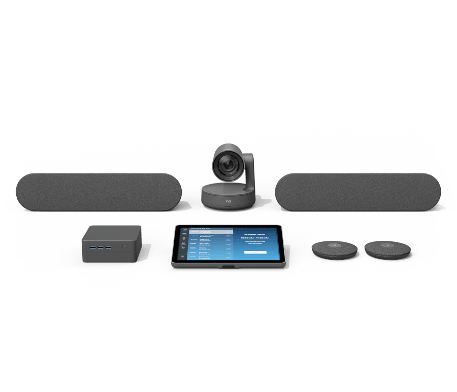 Logitech Room Solutions for PC-Based Zoom Rooms Large Room Rally Plus 1